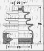 FIRST LINE FCB6324 Bellow, driveshaft